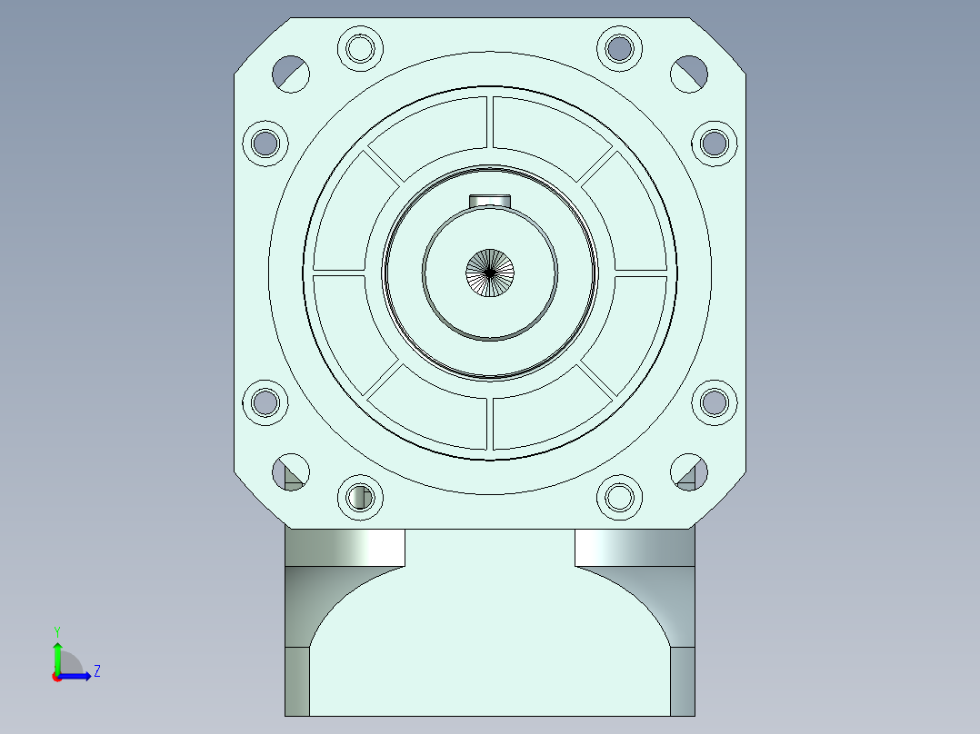 直齿ZPLX142-L3 22-110-145-M8.stp左视图