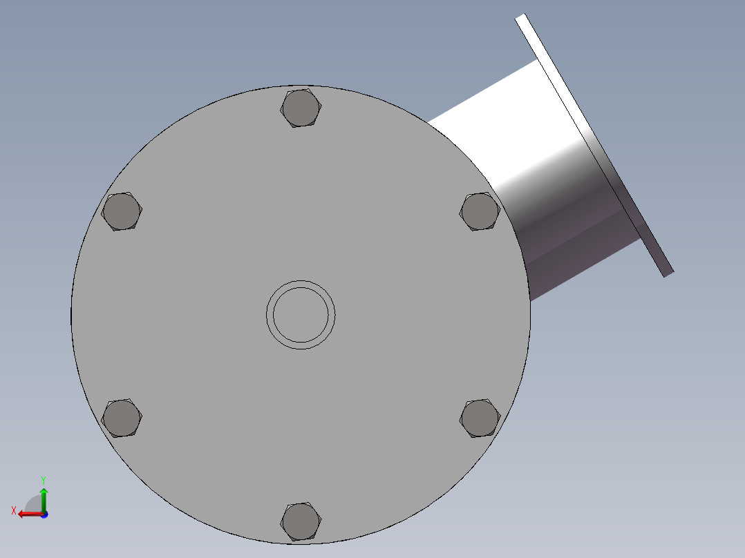 基于TRIZ的复合式旋流器创新设计及实验工艺分析【一种新型的油水分离设备】后视图