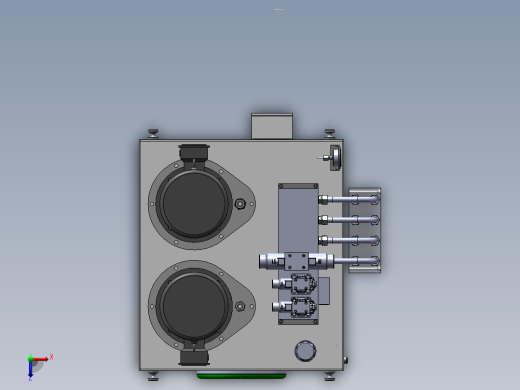 组装机液压站俯视缩略图
