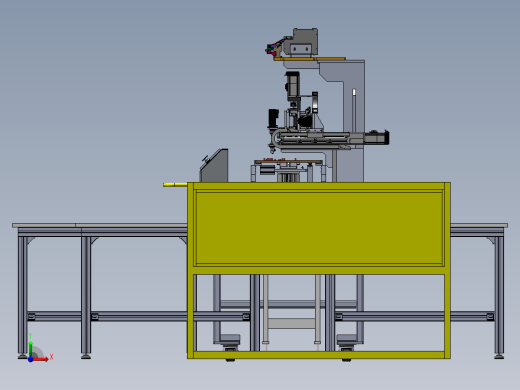 注塑车间塑胶件自动攻牙生产线前视缩略图