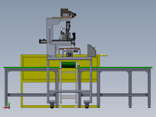 注塑车间塑胶件自动攻牙生产线后视缩略图
