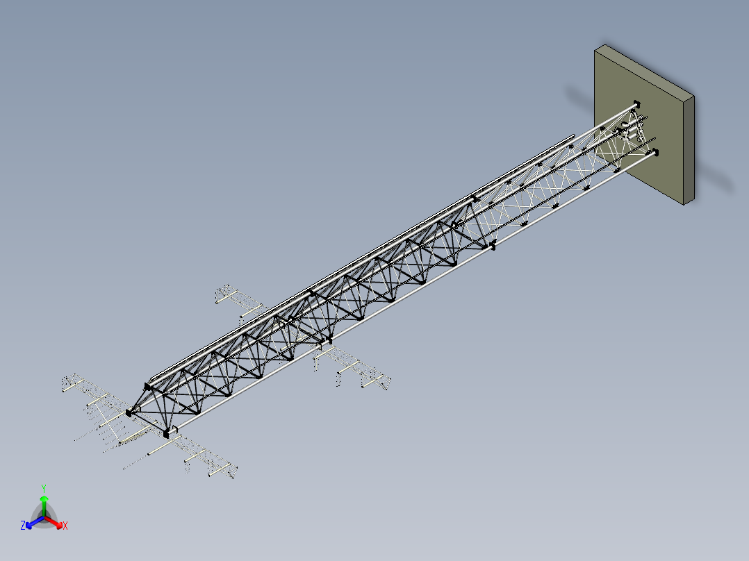 天线塔正等轴测图