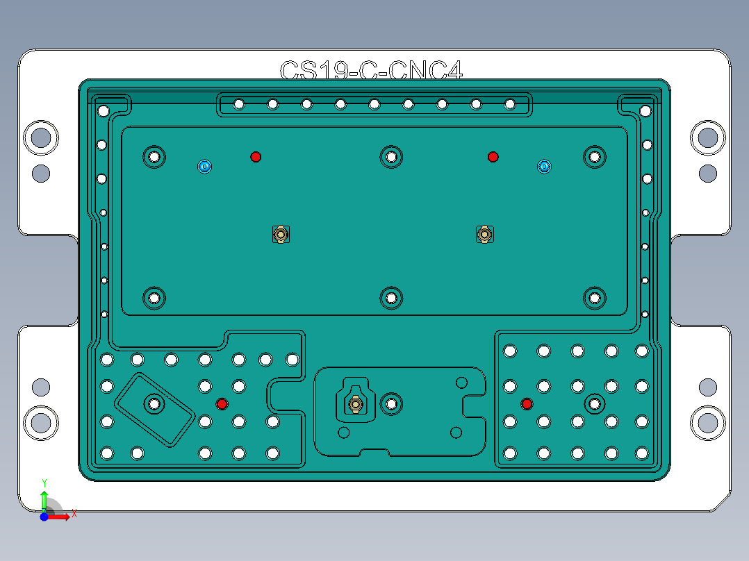 CS19-C-CNC4-180801笔记本CNC工装夹具三维模型前视图