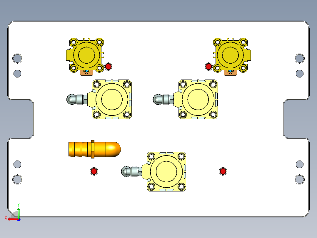 CS19-C-CNC4-180801笔记本CNC工装夹具三维模型后视图