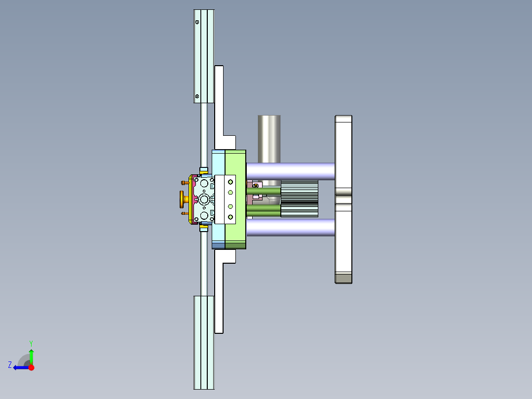 X3-B-CNC6笔记本CNC工装夹具三维模型-1008右视图