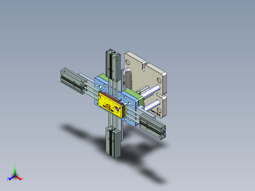 X3-B-CNC6笔记本CNC工装夹具三维模型-1008正等轴测缩略图
