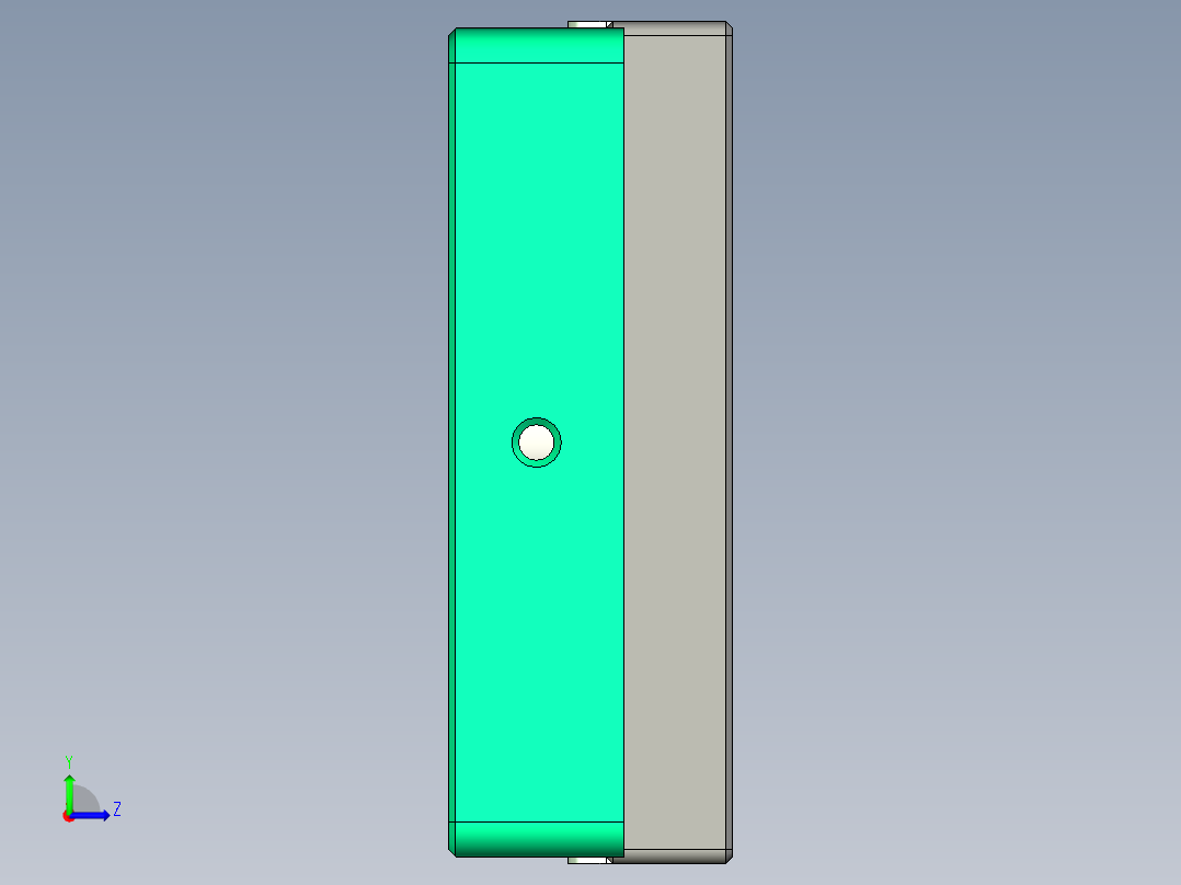 t100chi-CNC3笔记本CNC工装夹具三维模型-1027左视图