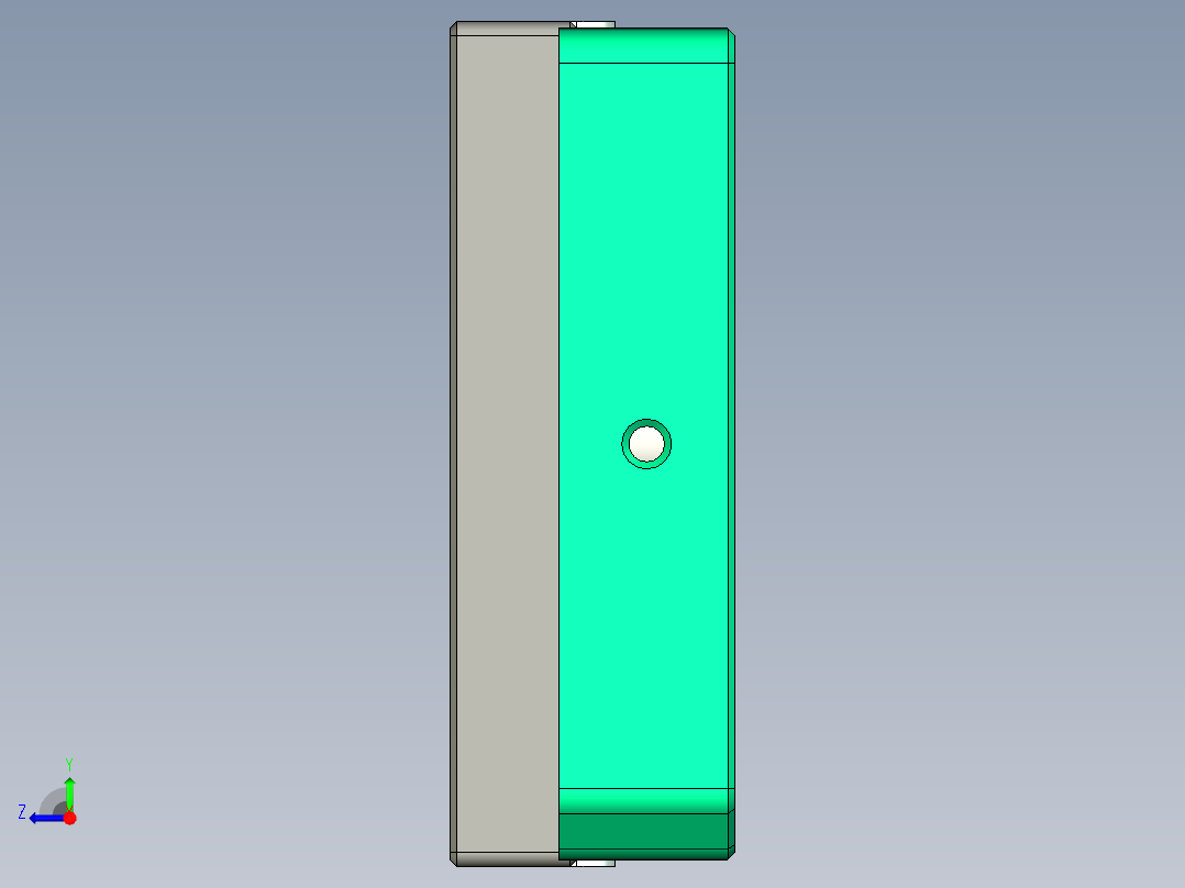 t100chi-CNC3笔记本CNC工装夹具三维模型-1027右视图