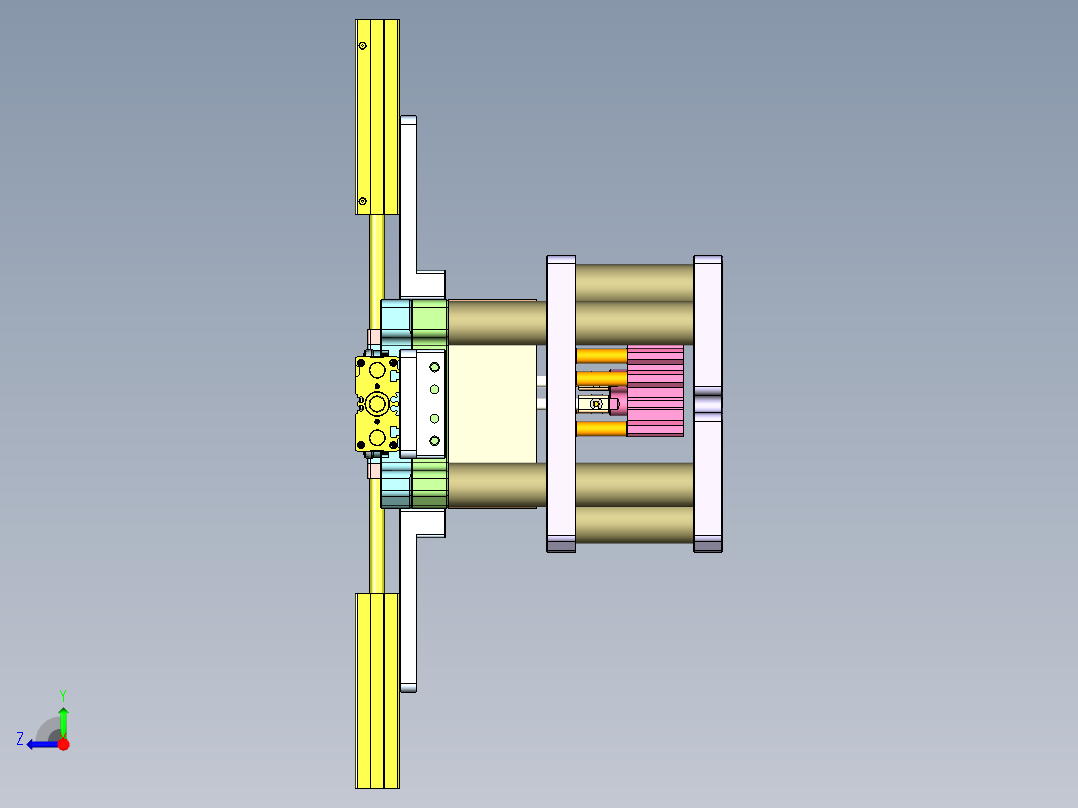 X3-笔记本CNC工装夹具三维模型CNC8-cetui-0825右视图