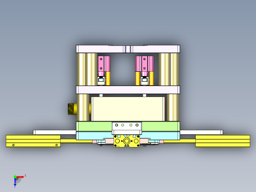 X3-笔记本CNC工装夹具三维模型CNC8-cetui-0825俯视图