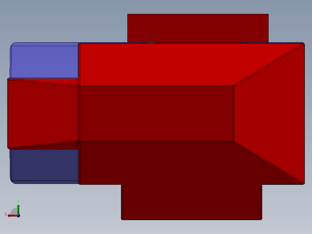 美工刀开箱刀后视图