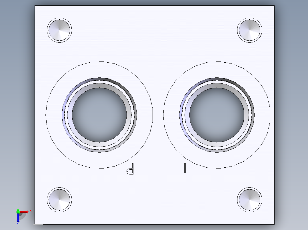 Continental Hydraulics-553022液压元件俯视图