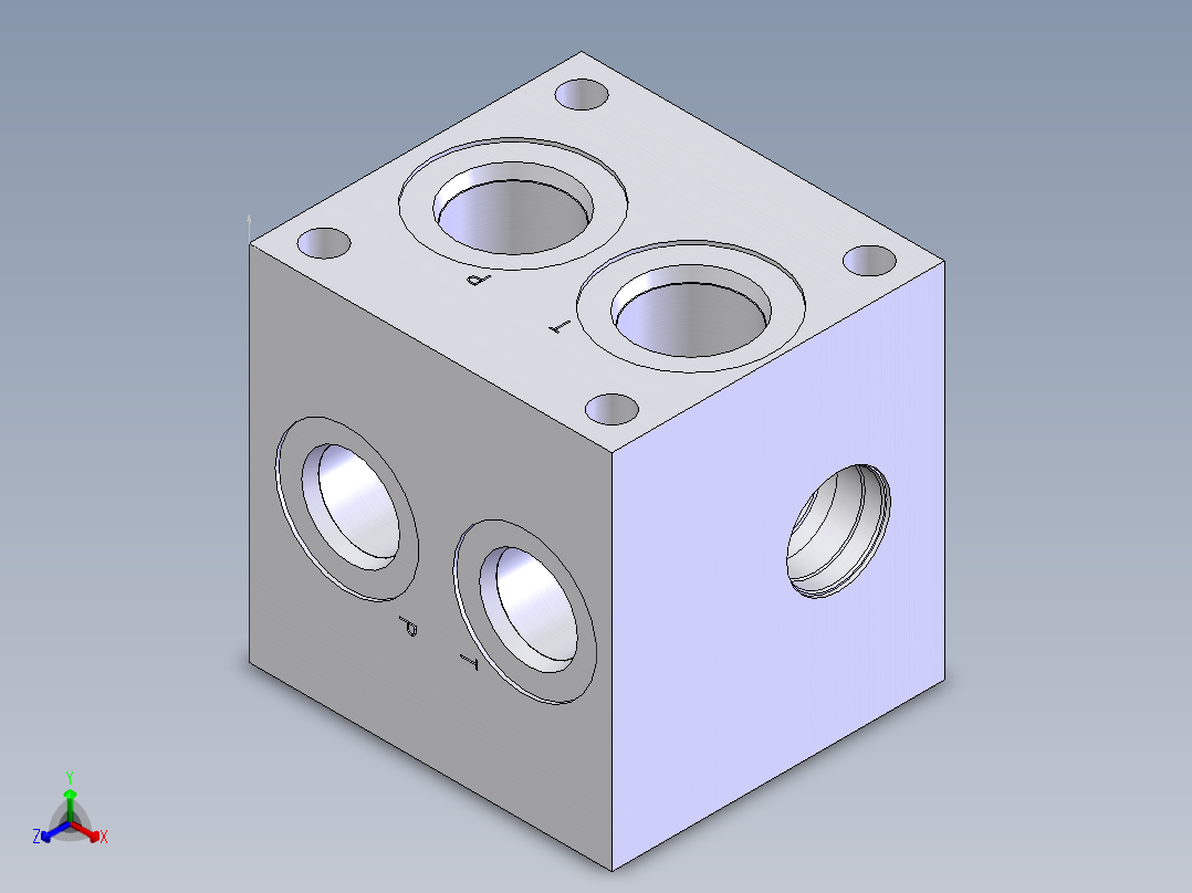 Continental Hydraulics-553022液压元件正等轴测图