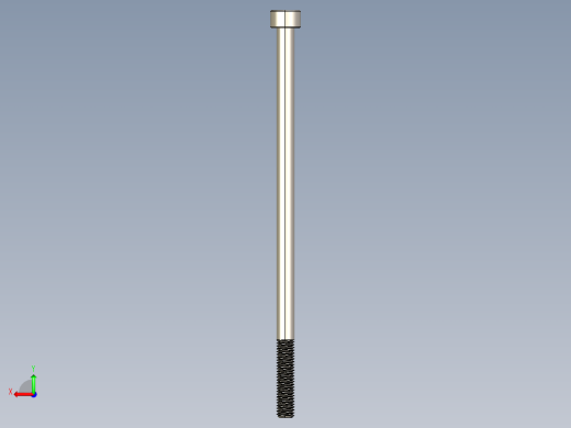 Screw_DIN_912_M5x110_A2.STEP公制内六角螺钉后视缩略图