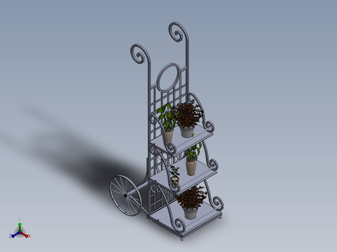 植物(30)正等轴测图