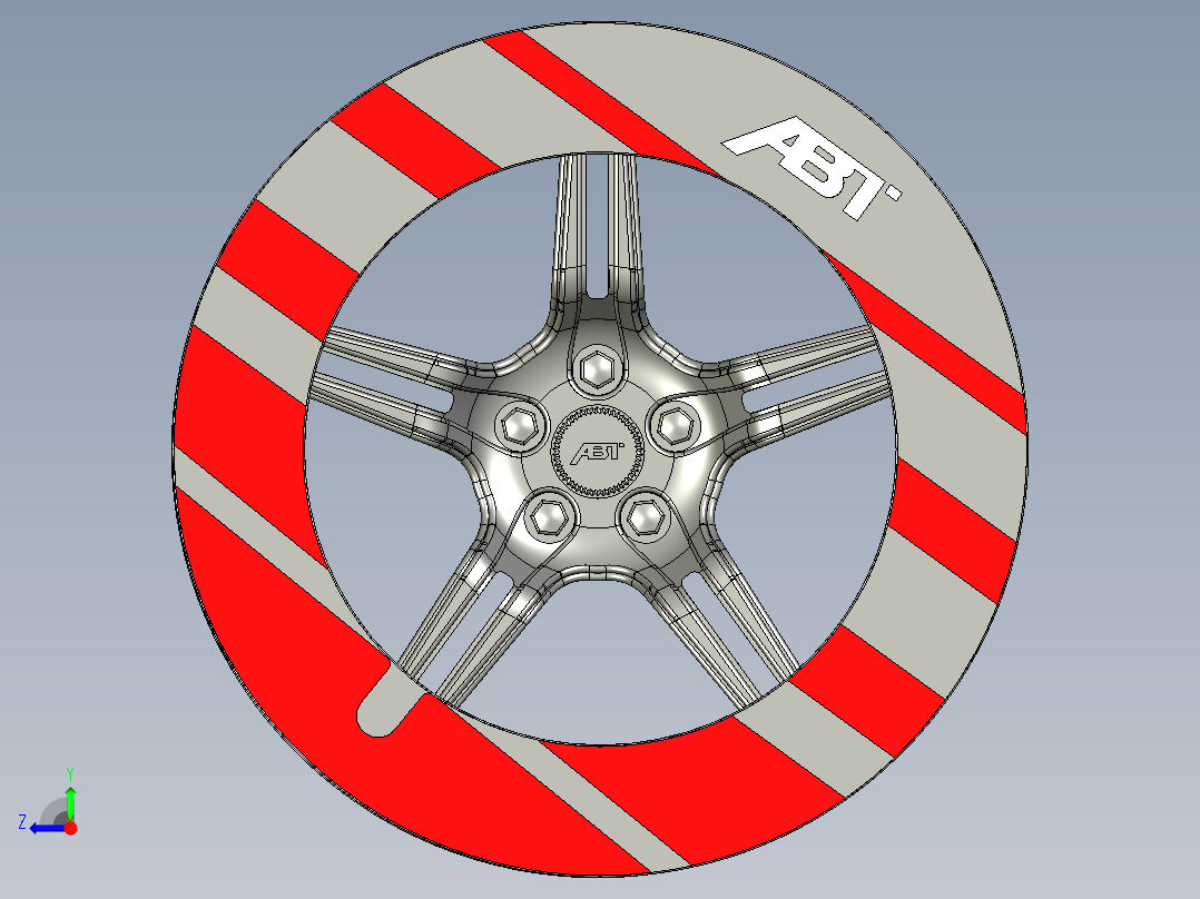 轮毂、轮胎(117)右视图