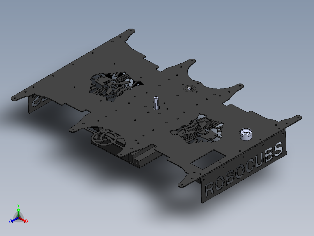 大炮(10)正等轴测图