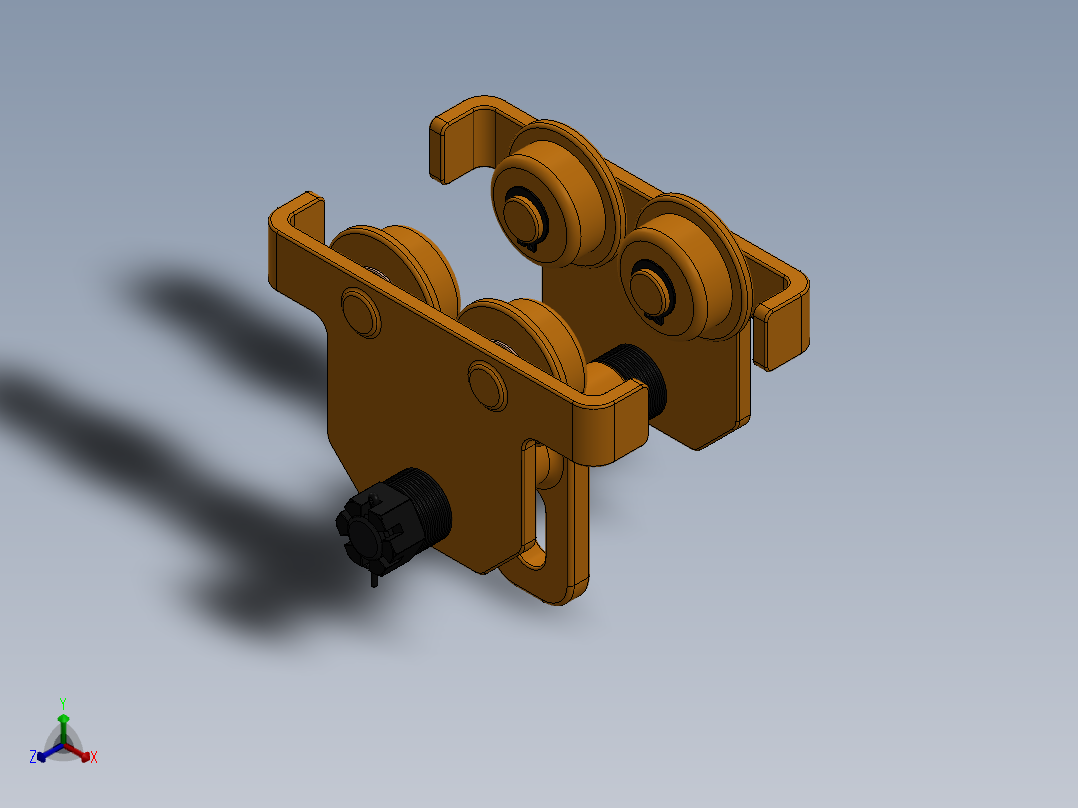葫芦、电葫芦(21)正等轴测图