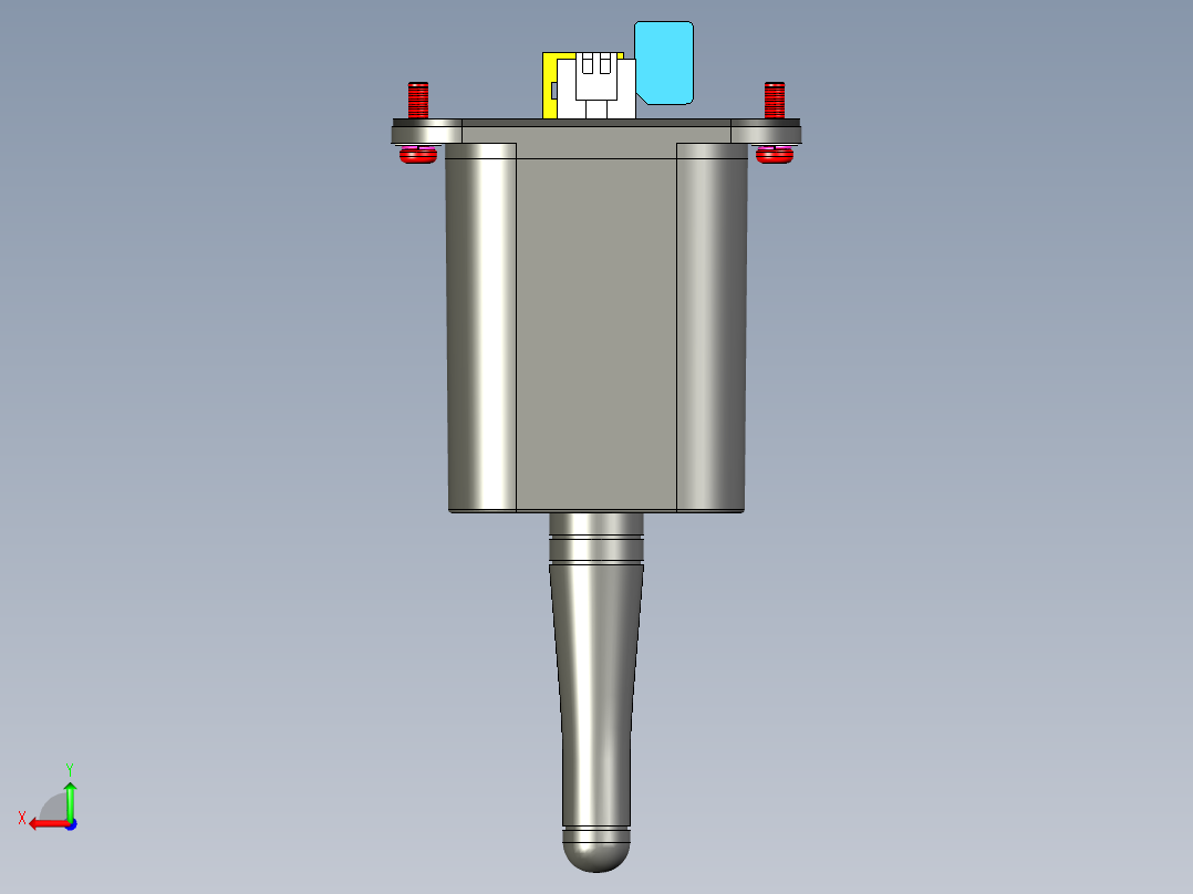 RJ45 USB口采集器+智能开关3D4后视图