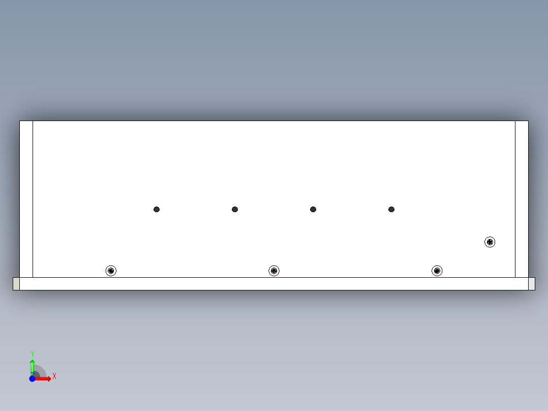 加热载具前视图