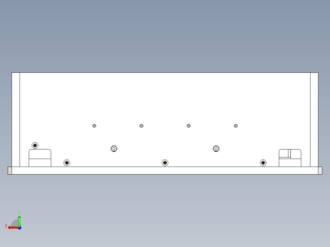 加热载具后视图