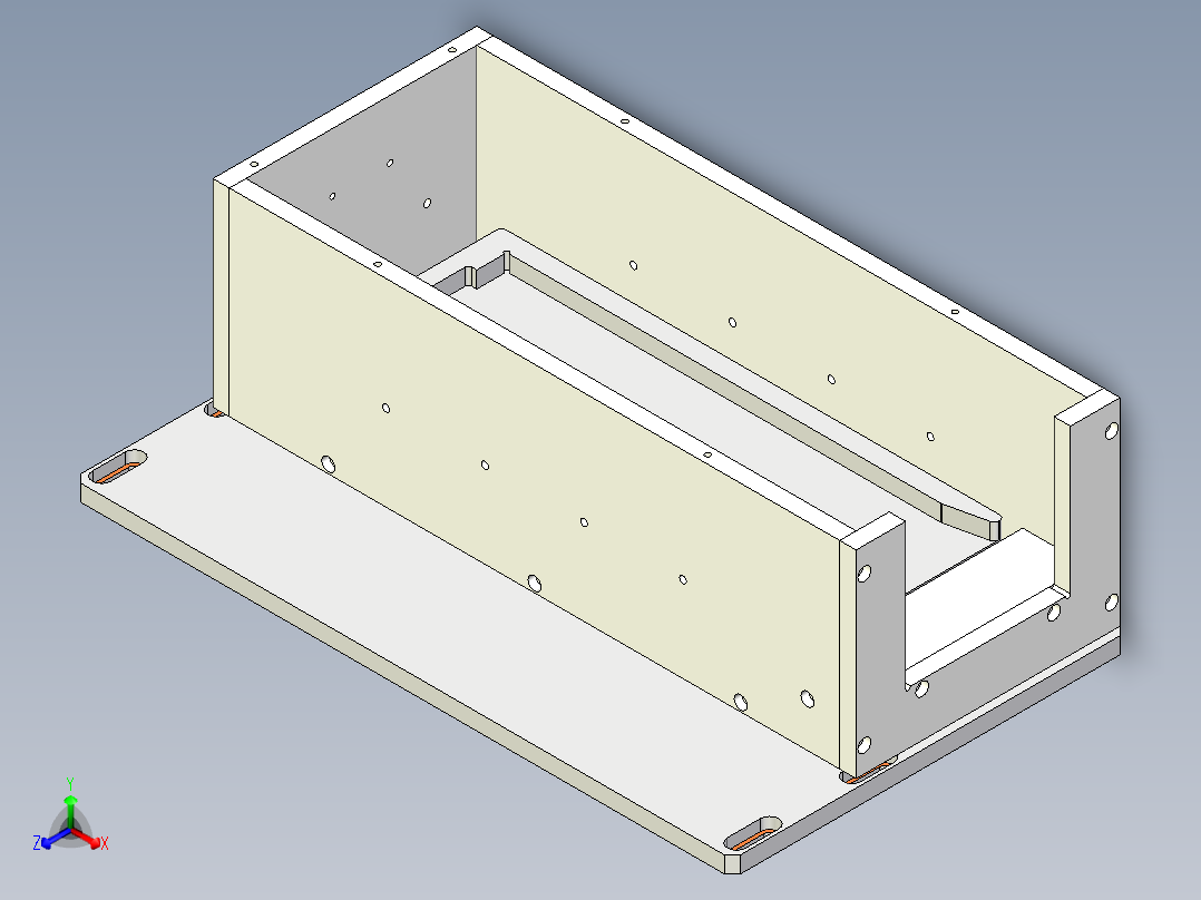 加热载具正等轴测图