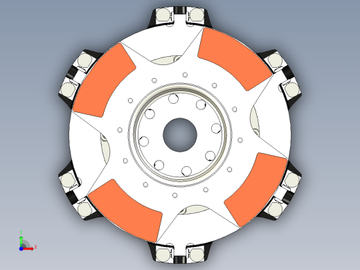 A0003044-AP赛车离合器前视缩略图