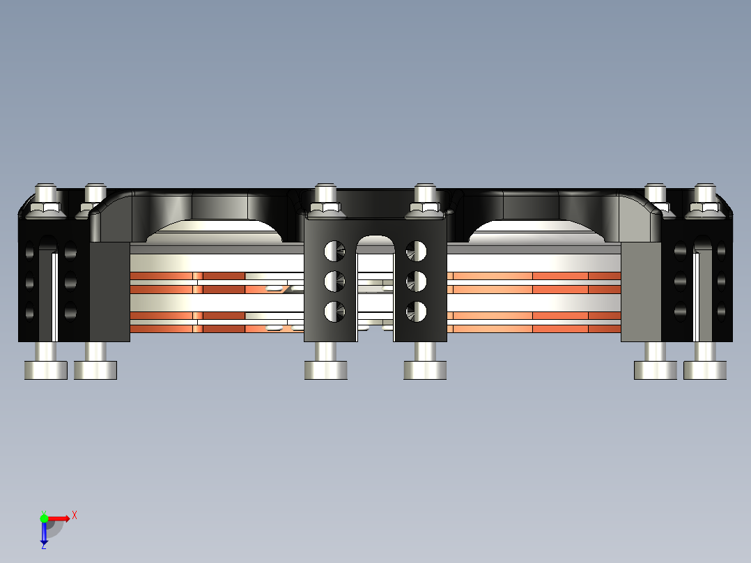 A0003044-AP赛车离合器俯视图