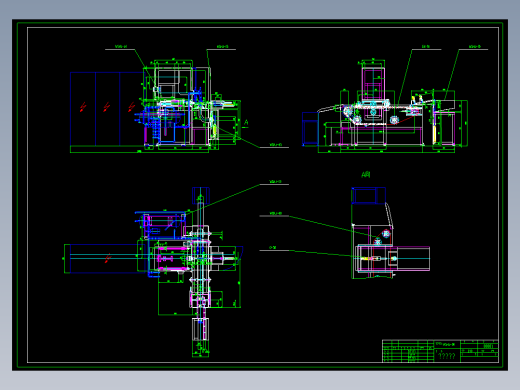 高频淬火机床总图