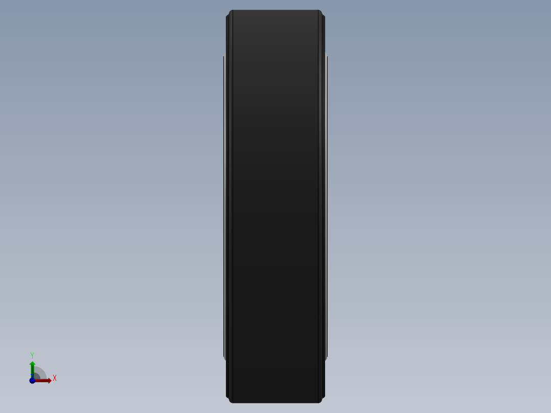 6英寸实心硬橡胶轮胎，内径20毫米，用于手推车、割草机等前视图