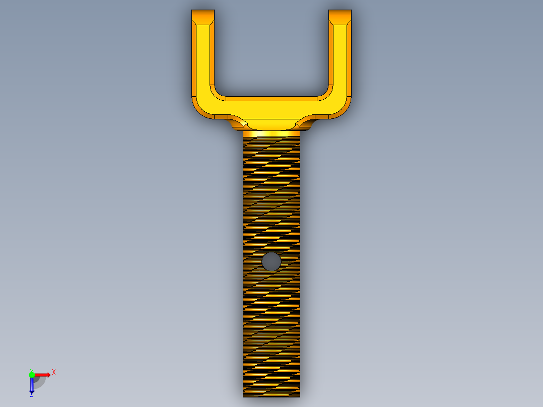 UG机械结构俯视图