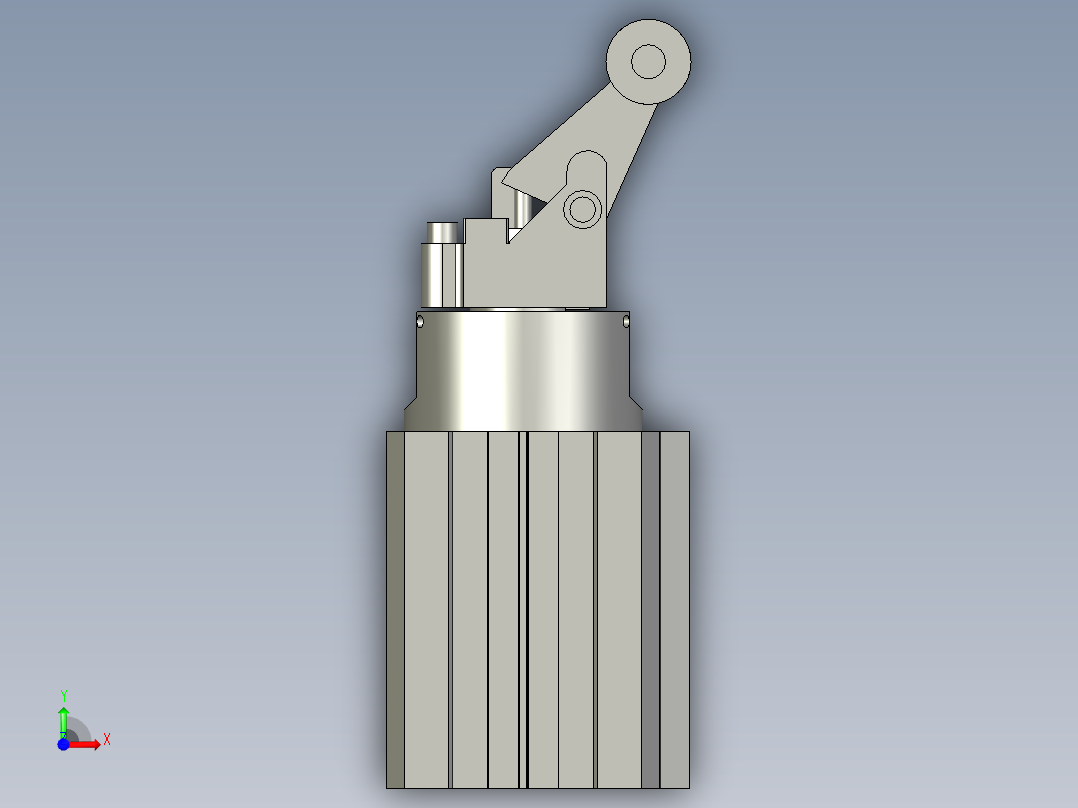 TWQ5030SKF阻挡气缸前视图