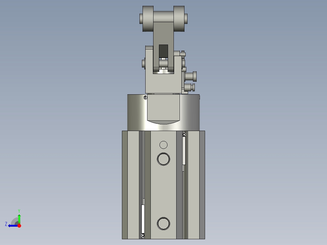 TWQ5030SKF阻挡气缸右视图