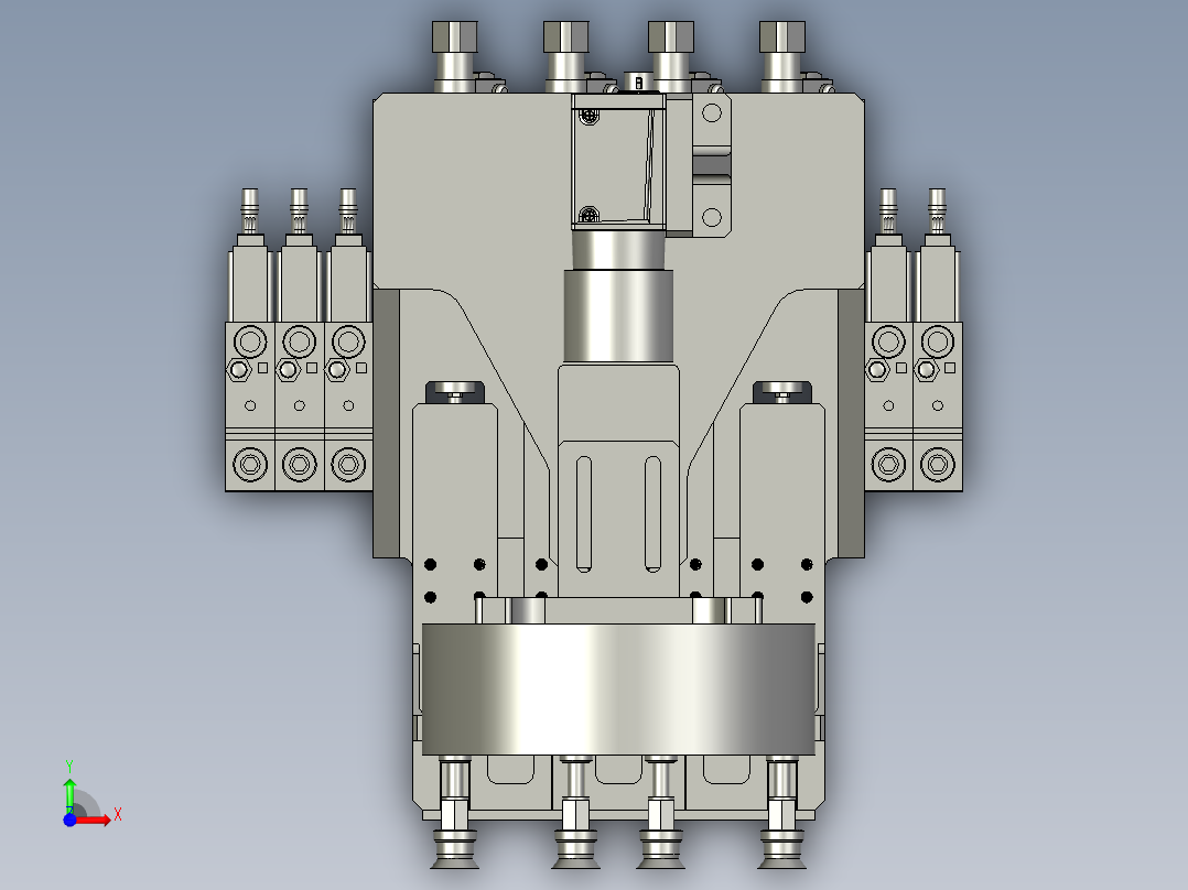 02-00-04夹爪模组C前视图