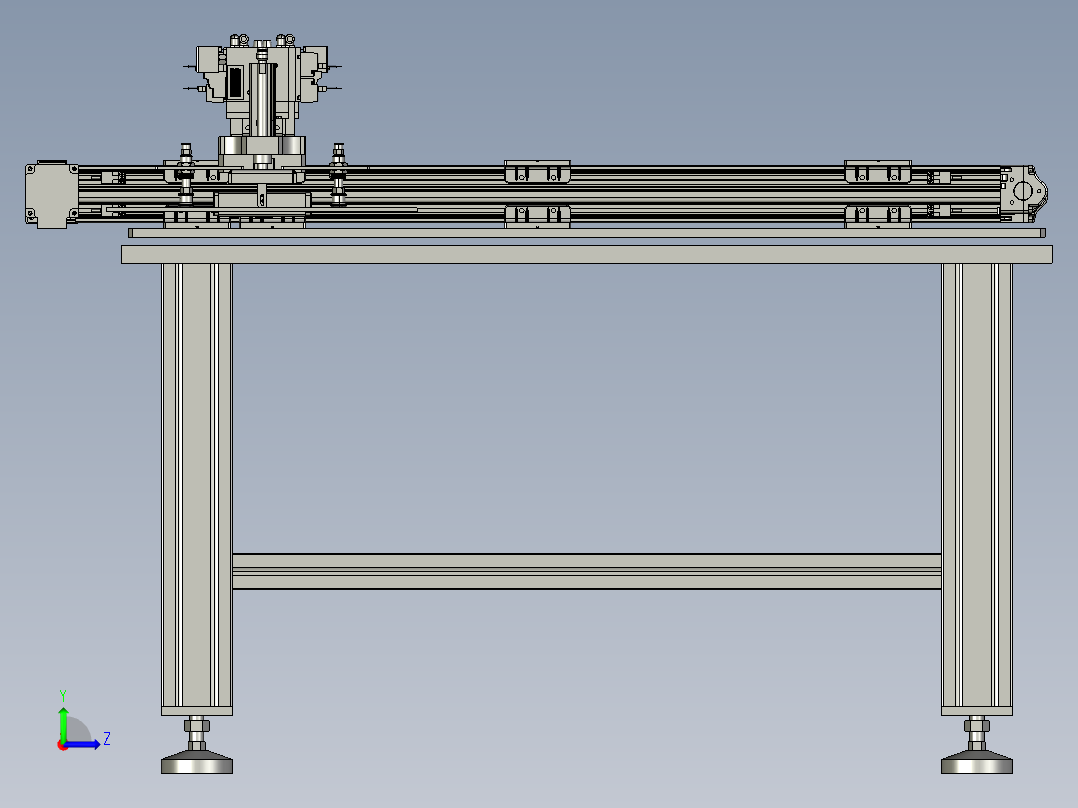 大尺寸片材搬运的装置左视图