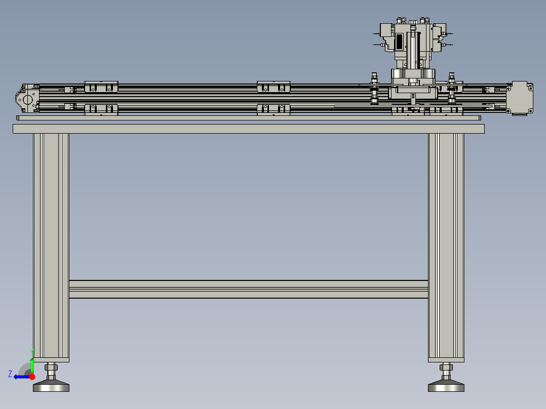 大尺寸片材搬运的装置右视图