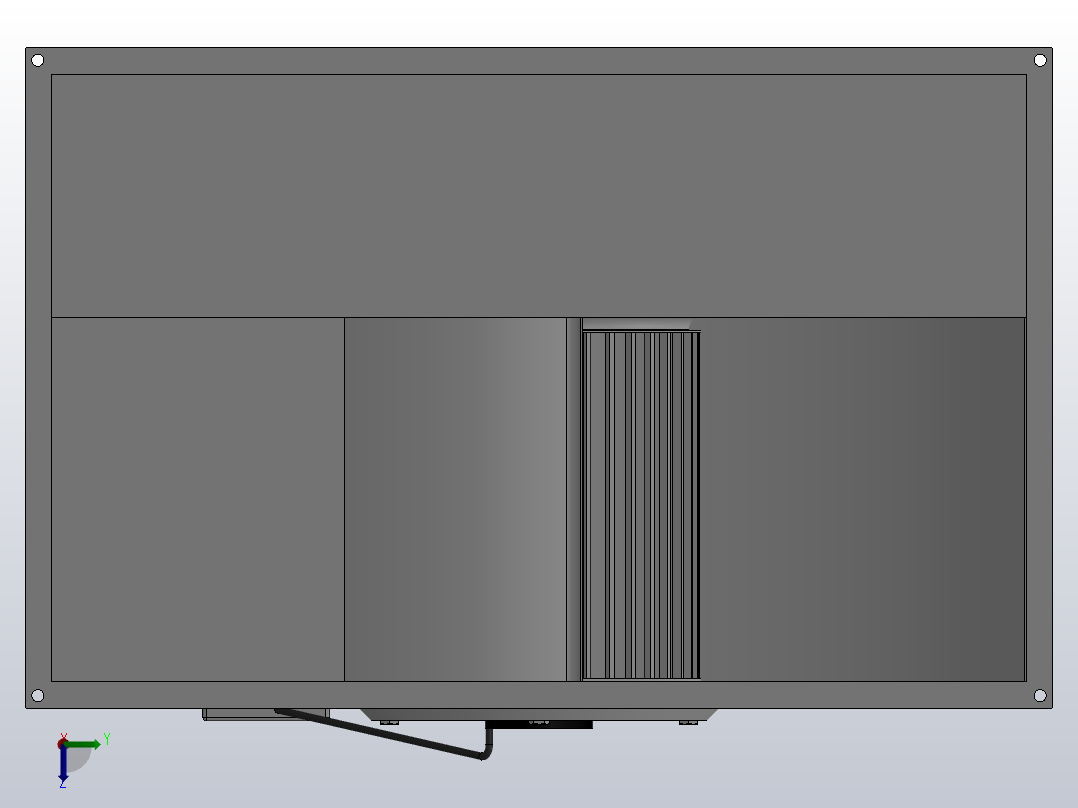 GDF系列矩形管道风机[GDF5.0]俯视图