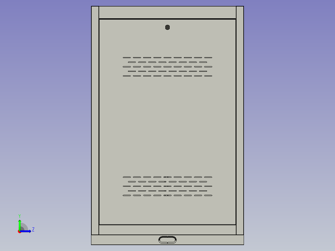 开门审批操作台总装左视图