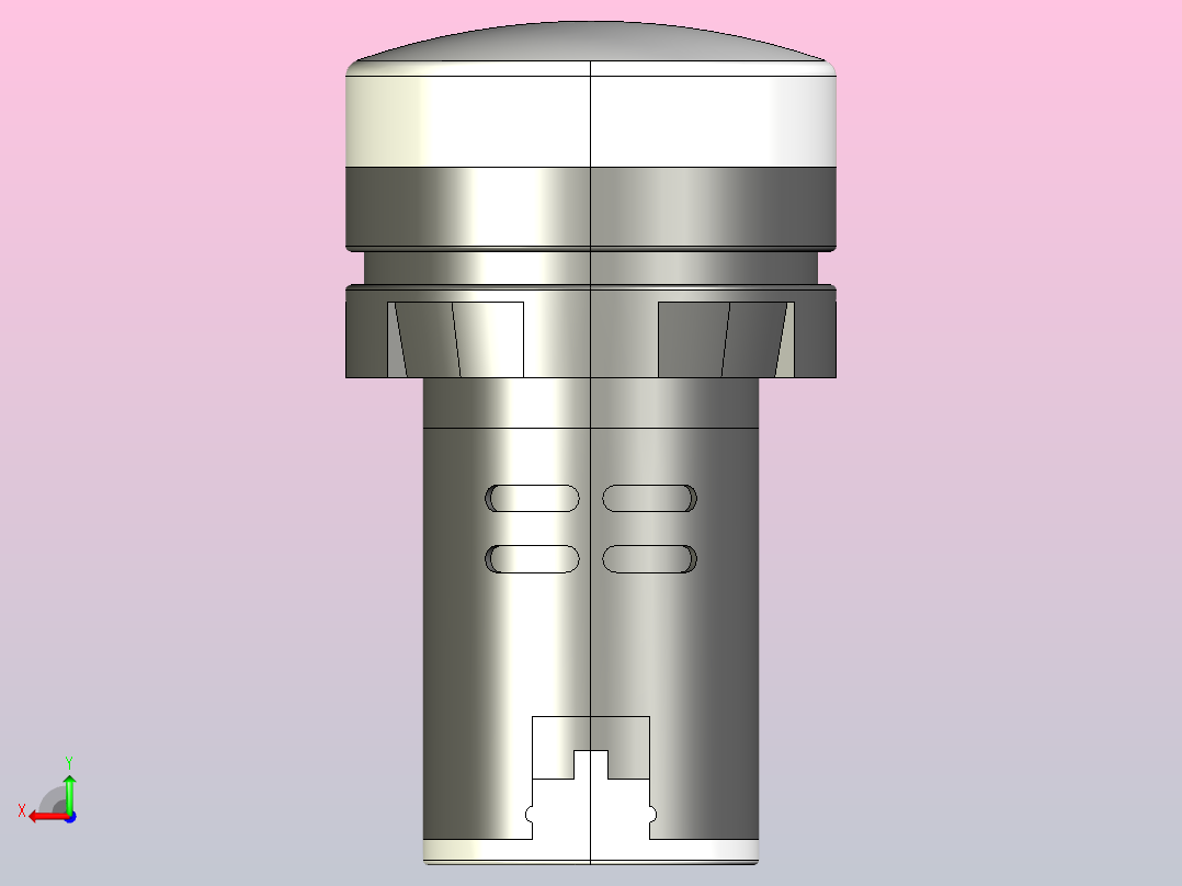 D型指示灯[AD116-22DS╱W].step后视图