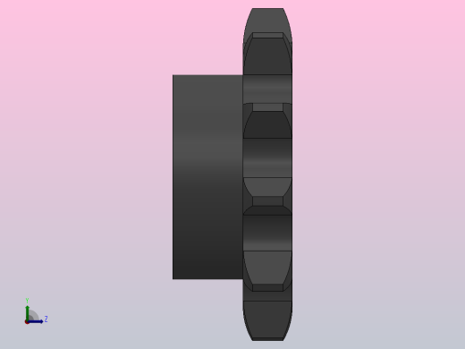 直孔链轮20B型_11-20B-1右视缩略图