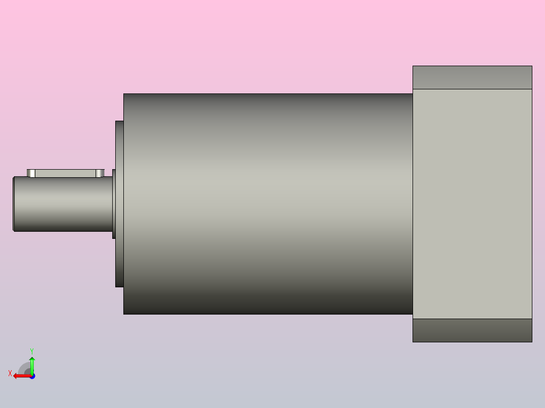间隙减速器gearbox_gbx080016k_gbk_080_100_3_f后视图
