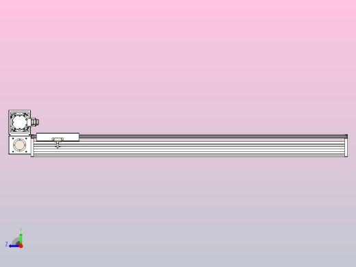 皮带直线轴半封闭可选导轨TPA-HNB-220D-176-L1300-LU-Y-P1K-N3右视缩略图