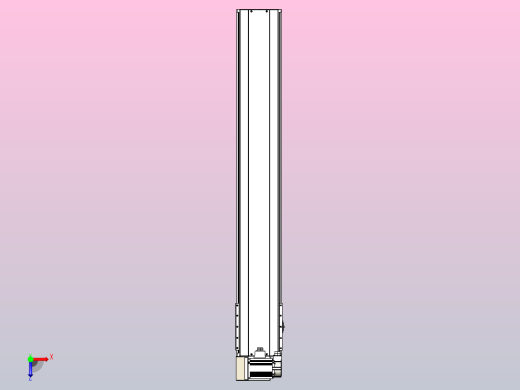 皮带直线轴半封闭可选导轨TPA-HNB-220D-176-L1300-LU-Y-P1K-N3俯视缩略图