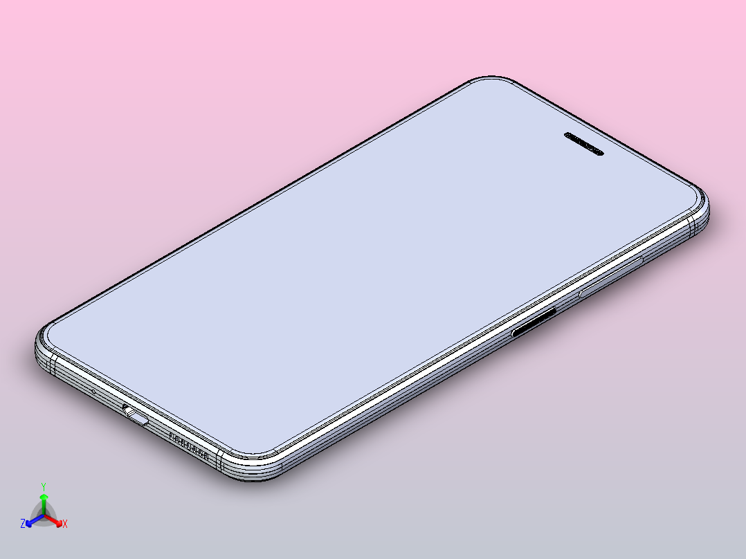华为p10 lite 2017 11正等轴测图