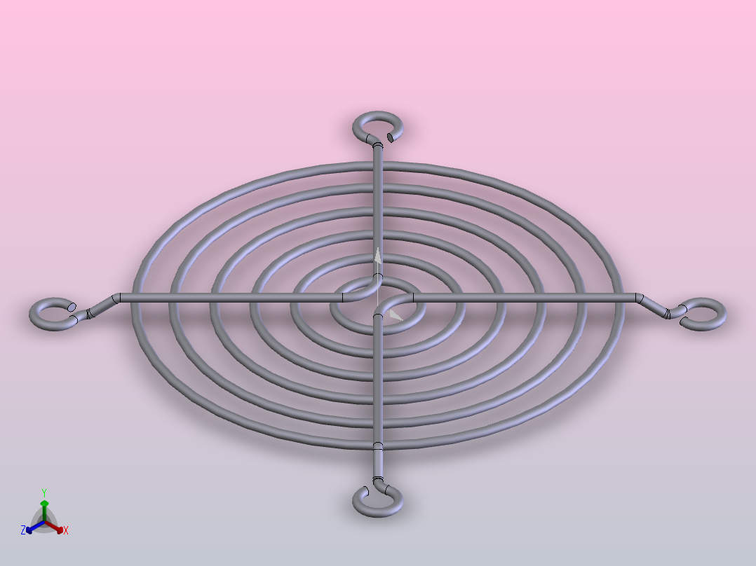 User Library-Fan_Guard-1_护网正等轴测图