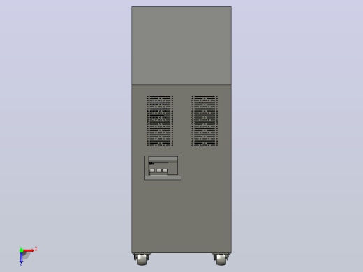 TNS1-6自动交流稳压器三维模型202012俯视缩略图