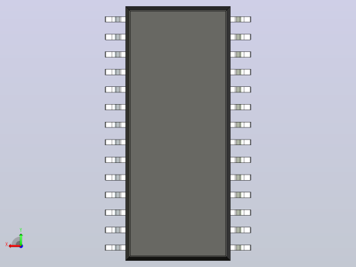106x SOIC 封装（小外形集成电路）SOIC127P1047X264-28N后视缩略图