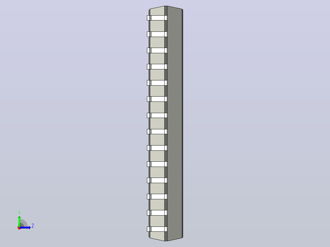 106x SOIC 封装（小外形集成电路）SOIC127P1047X264-28N左视图