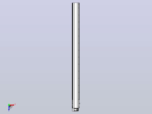皮带直线轴半封闭可选导轨TPA-HNB-202D-140-L2650-LU-C-P75-N3俯视缩略图