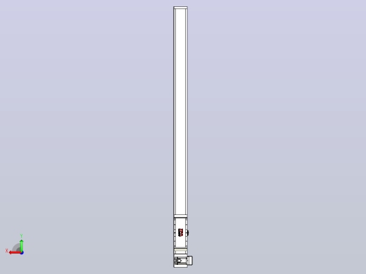 伺服电机集成皮带传动直线执行器TPA-OCB-140-256-L1950-RU-P75-N3后视缩略图